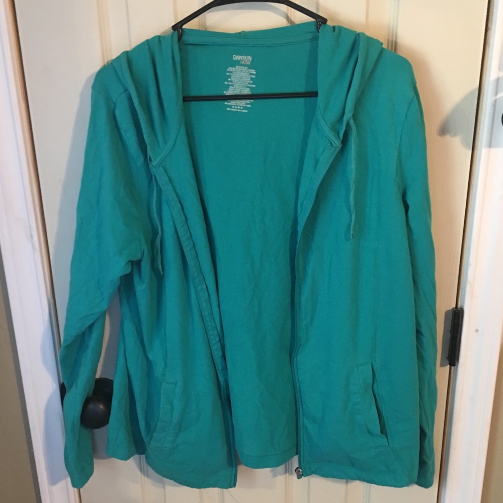 Teal Danskin now jacket